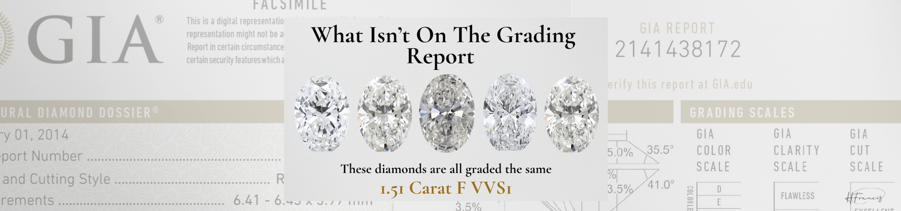 What isn’t graded for - Limits of diamond grading